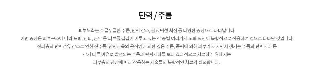 티나vs티안나프로그램 탄력/주름