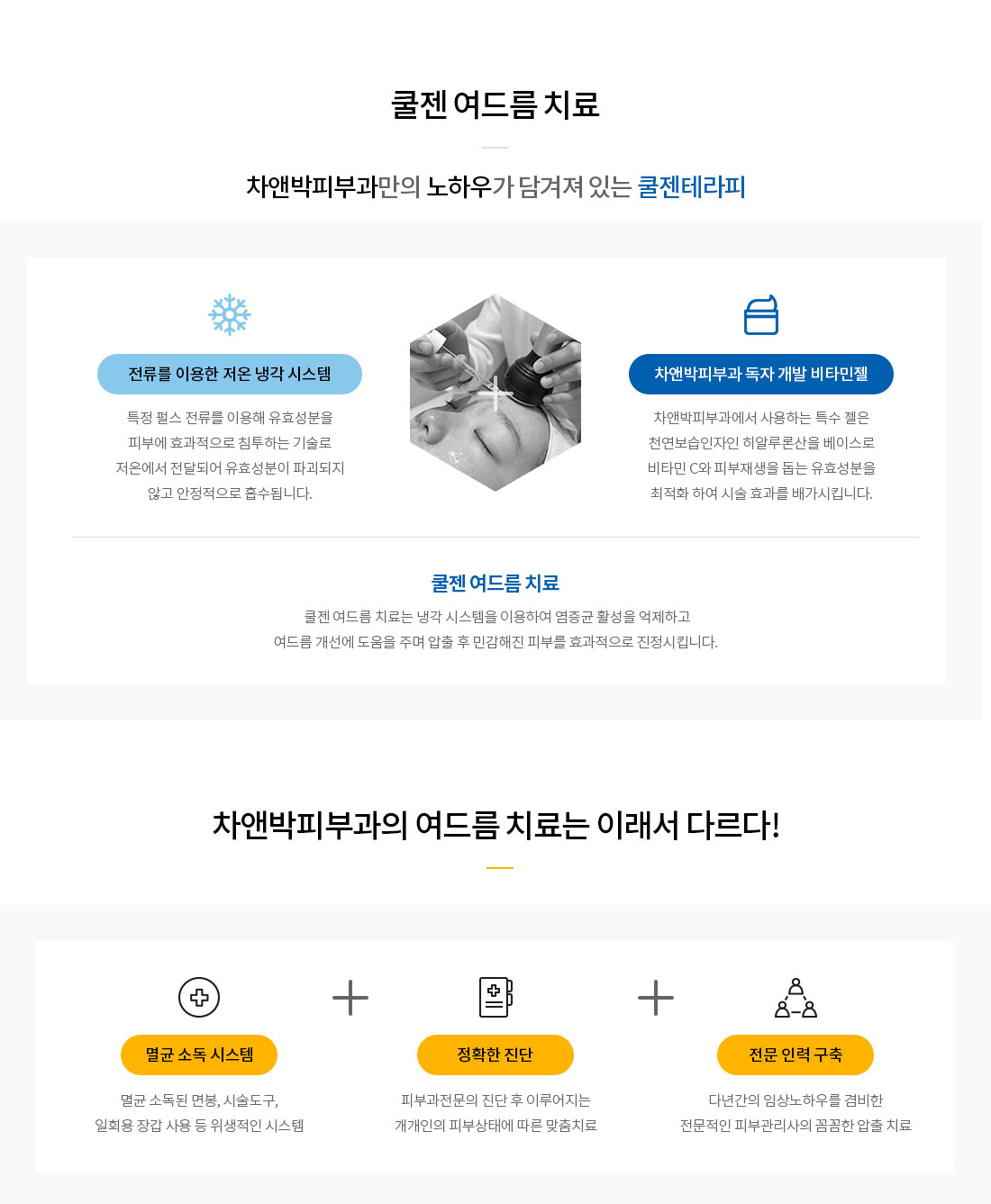 여드름케어-쿨젠 여드름치료