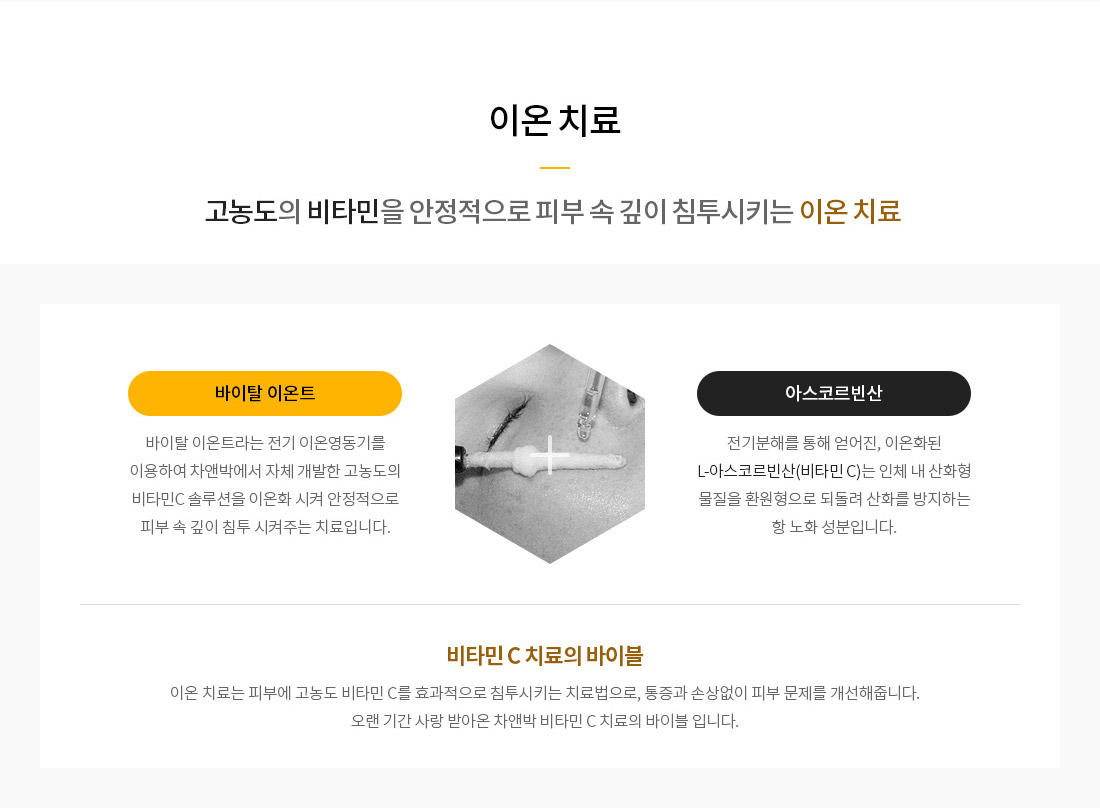 진정 보습 케어-이온치료